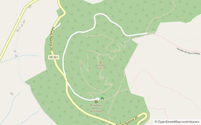 Pico do Castelo location map