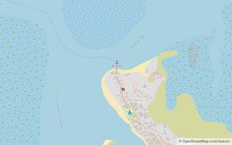 Praia da Armona-Ria location map