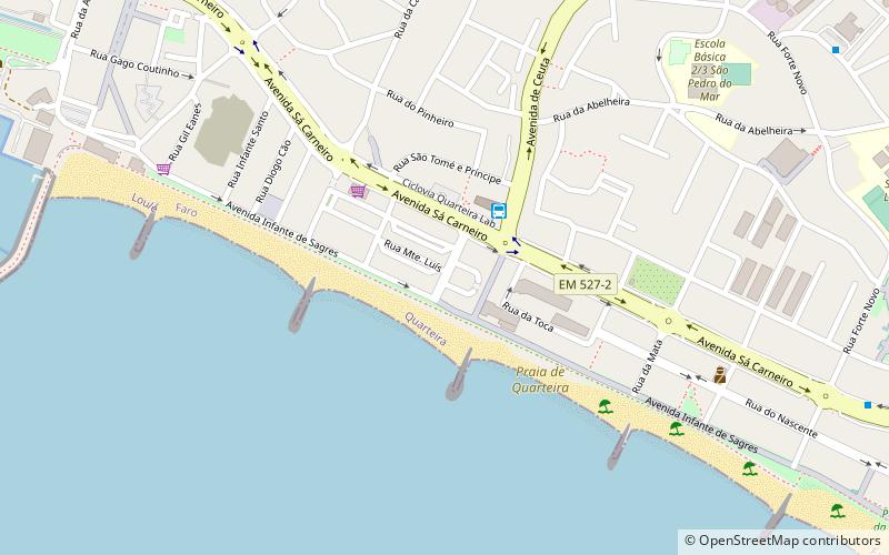Praia De Quarteira location map