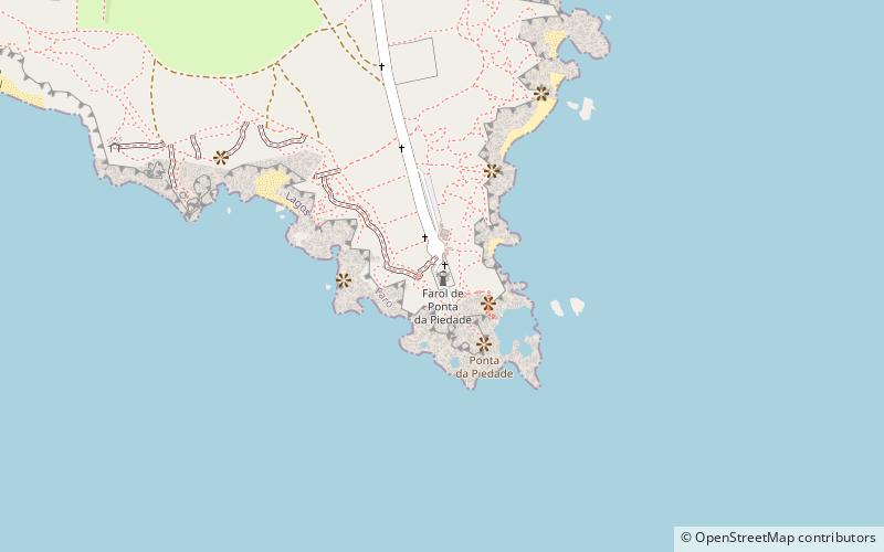 Ponta da Piedade Lighthouse location map