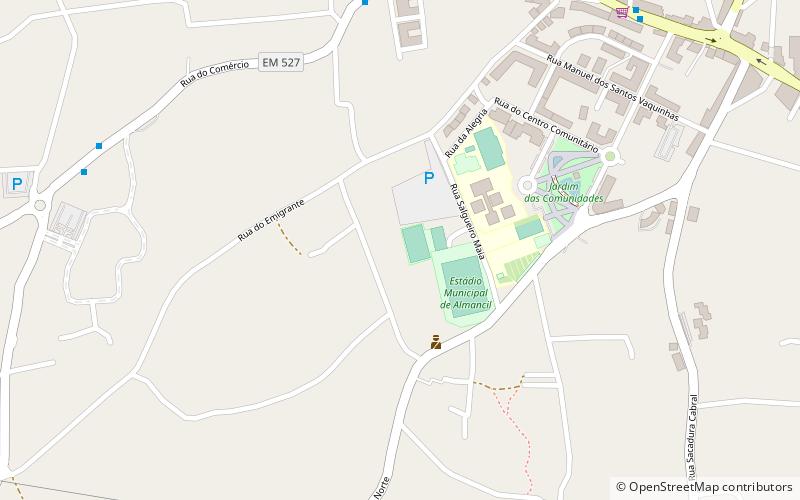 Almancil location map