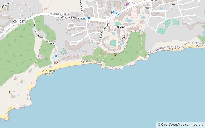 Praia da Balaia location map