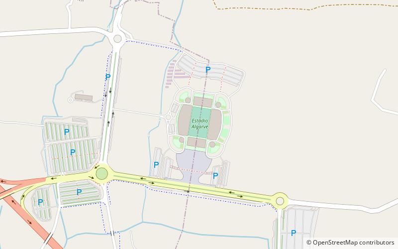 Estadio Algarve location map