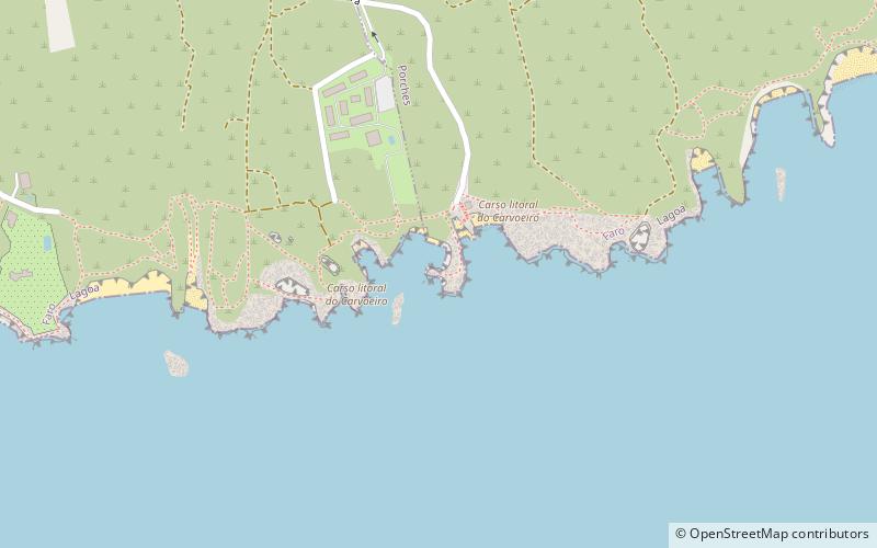Praia da Albandeira location map