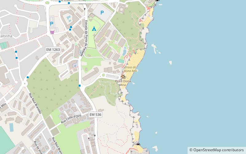 Praia Dona Ana location map