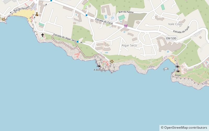 Algar seco location map