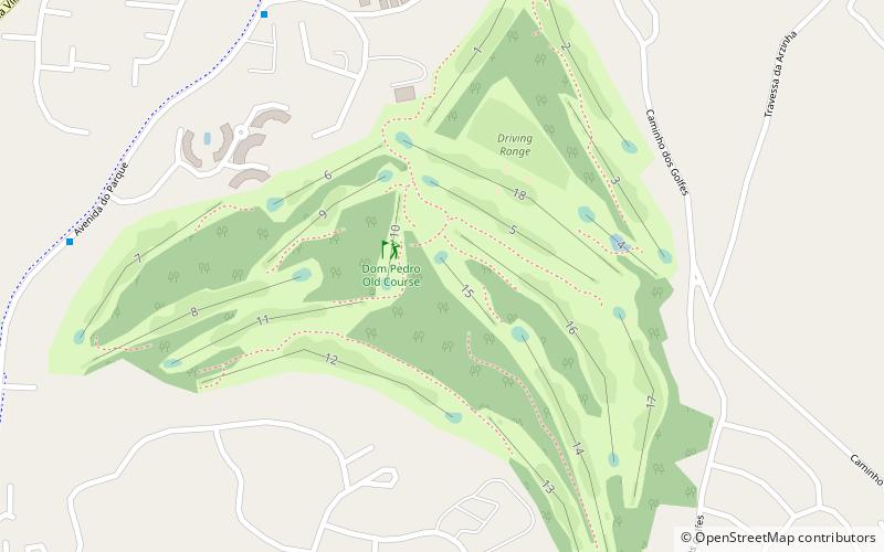 Dom Pedro Old Course location map