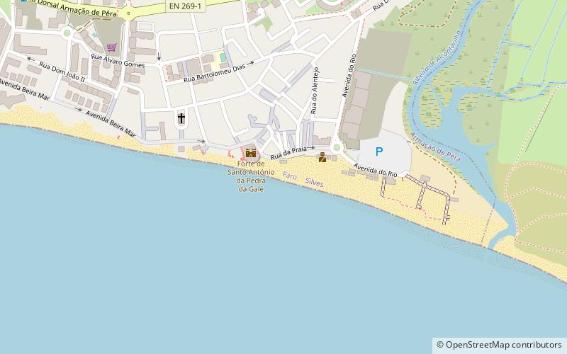 Praia de Armação de Pêra location map