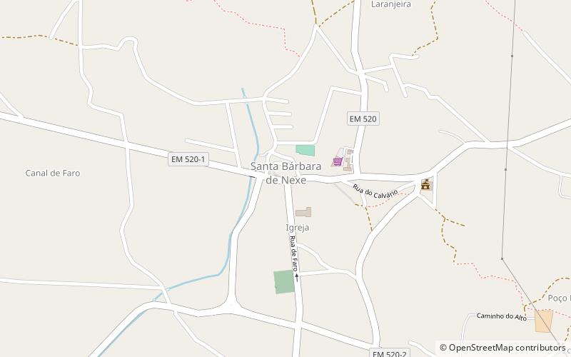 Santa Bárbara de Nexe location map