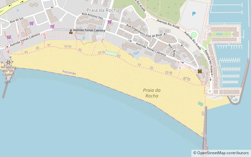 Praia da Rocha location map