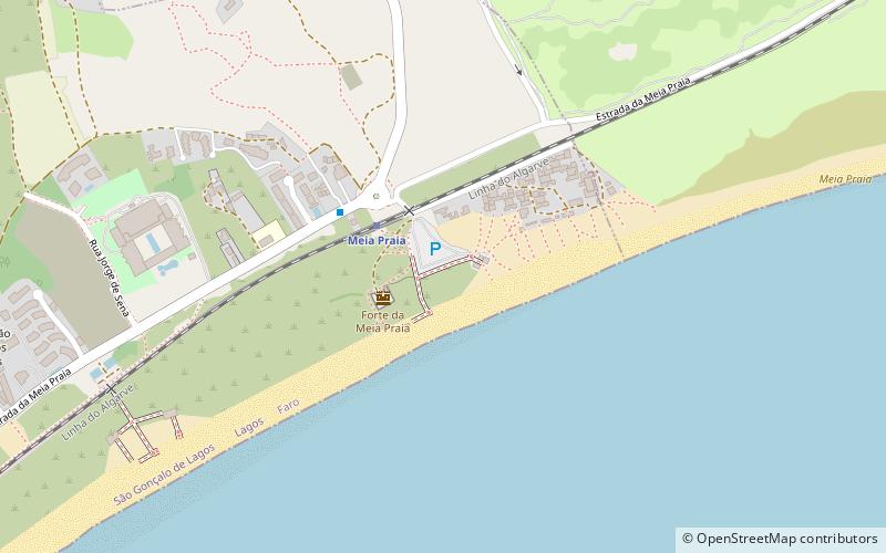 Meia Praia location map