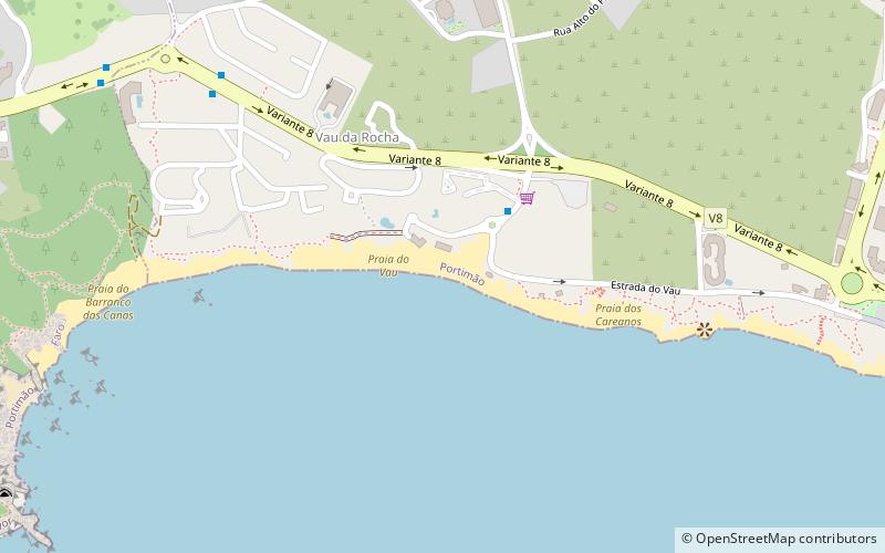 Praia do Vau location map