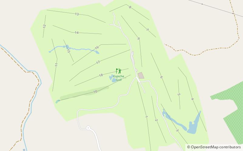 Espiche Golf location map