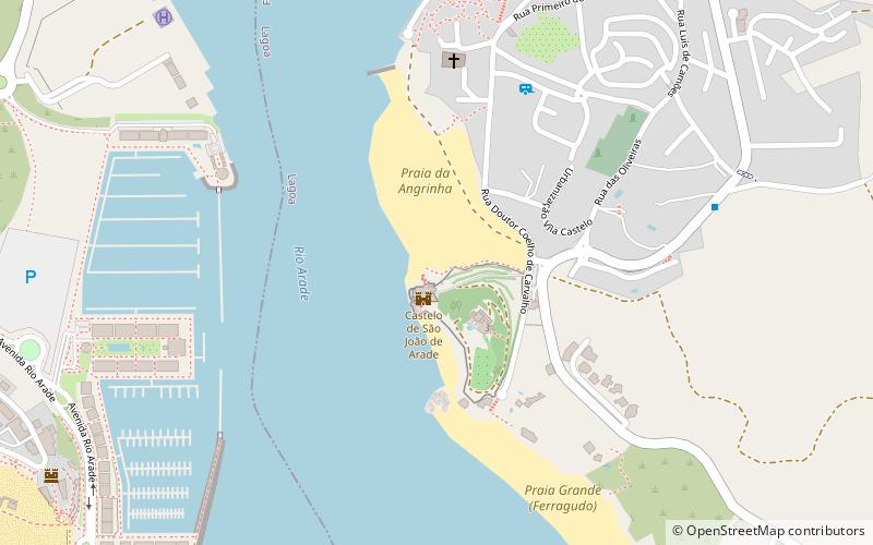 Praia da Angrinha location map