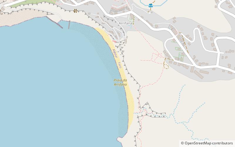 Praia da Arrifana location map