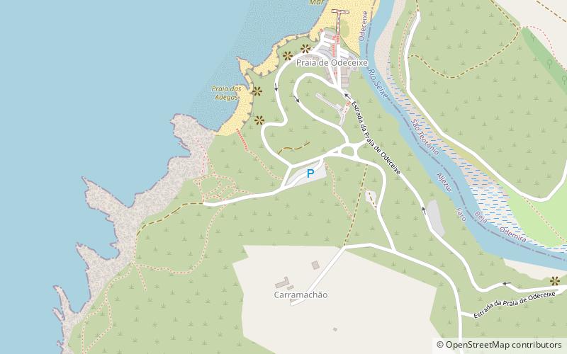 Praia das Adegas location map
