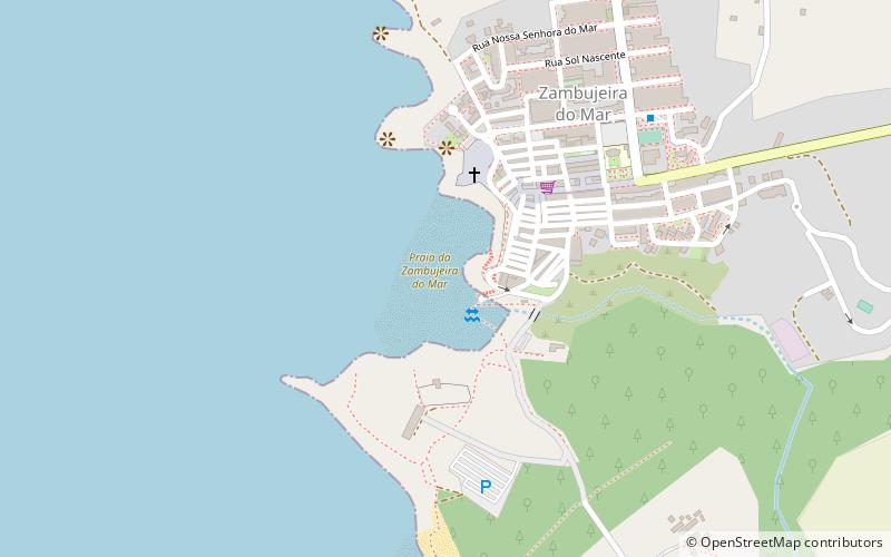Praia da Zambujeira do Mar location map