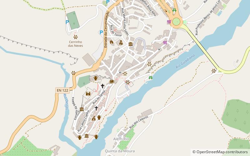 Mértola location map