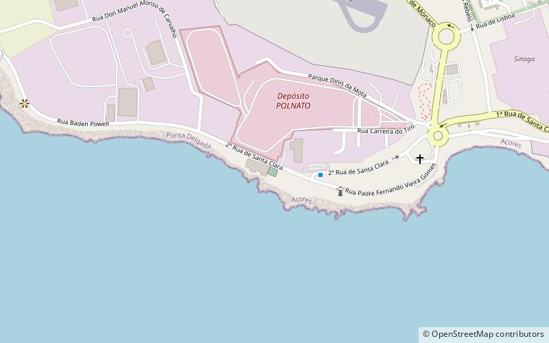 Jewish cemetery of Ponta Delgada location map