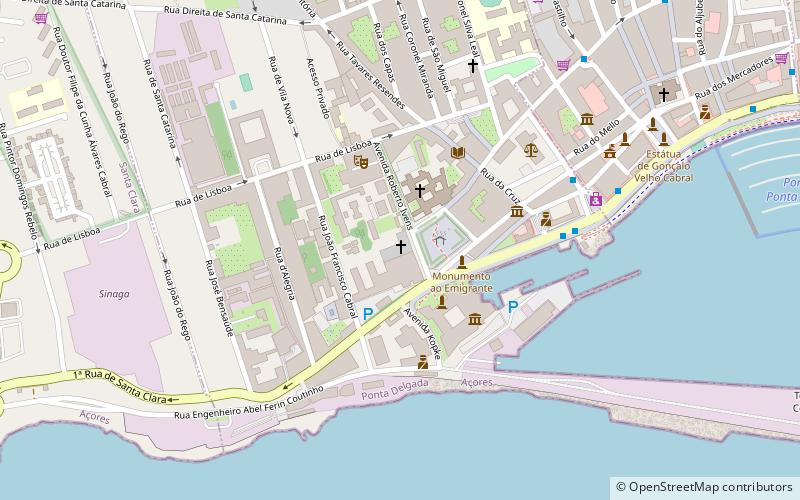 Church of Sao Jose location map