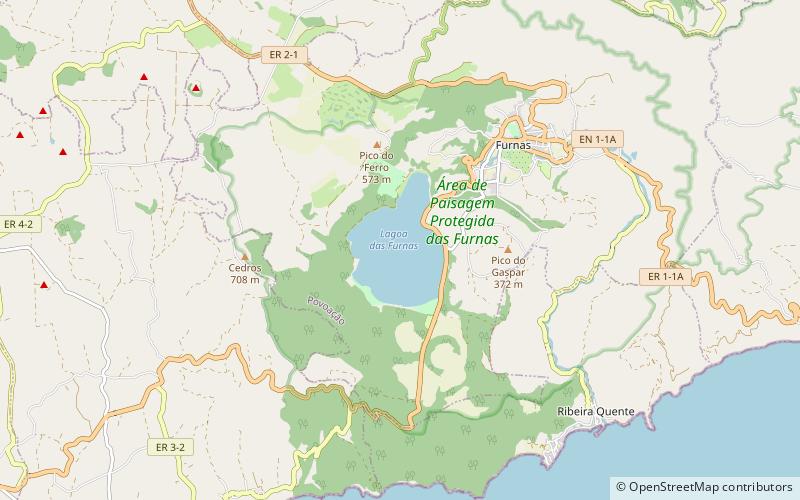 Lagoa das Furnas location map