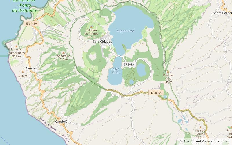Lagoa de Sete Cidades location map