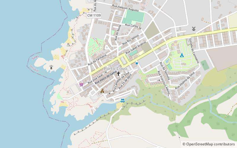 Church of Porto Covo location map