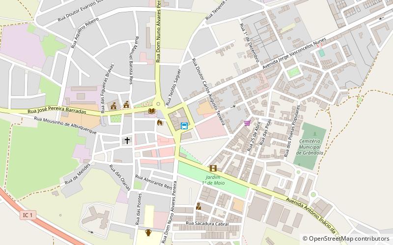 Grândola location map