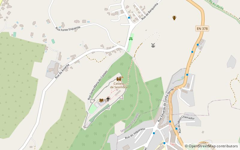 Castelo de Sesimbra location map