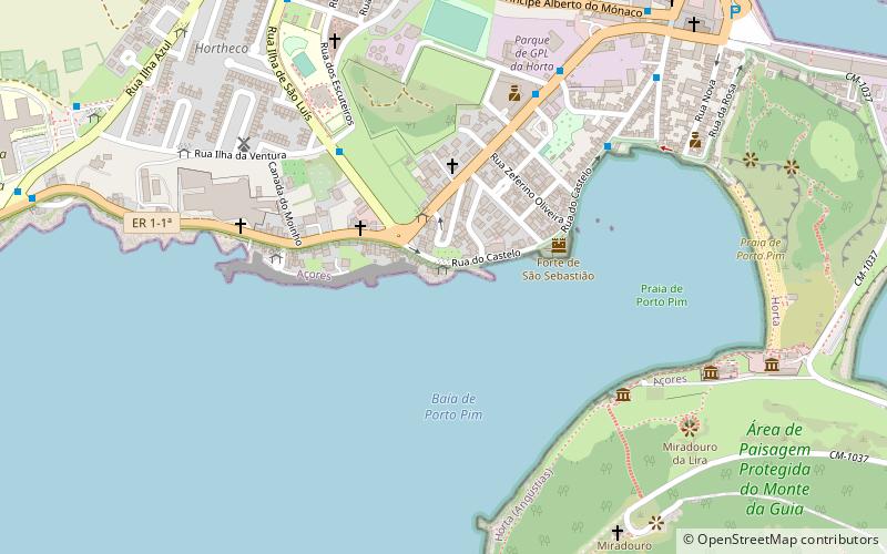 Porto Pim bartizan location map