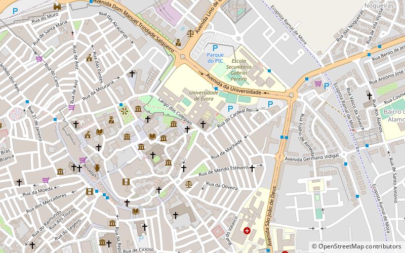 igreja do espirito santo evora location map