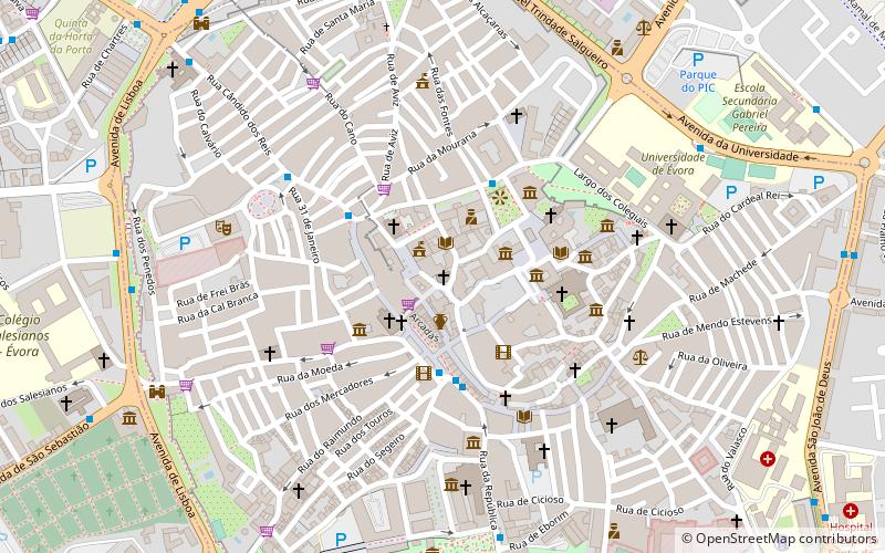 igreja de sao tiago evora location map
