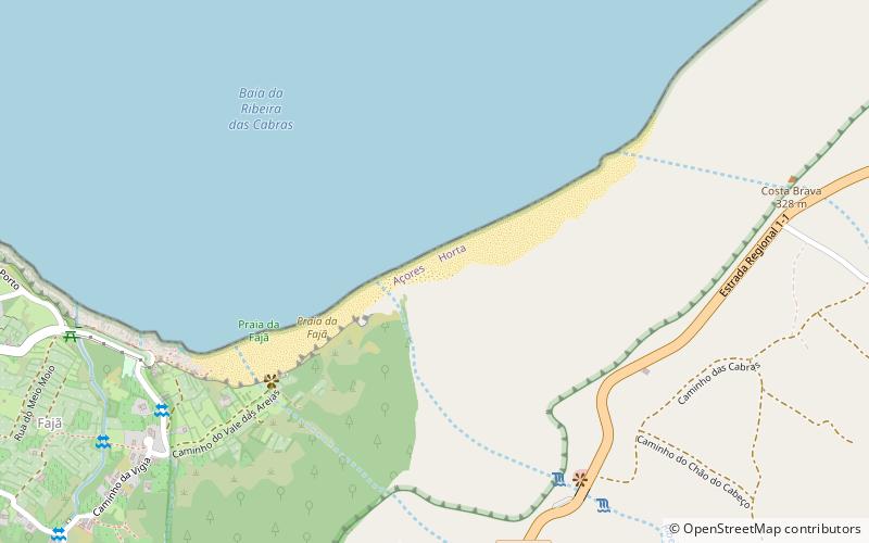 Praia da Fajã location map