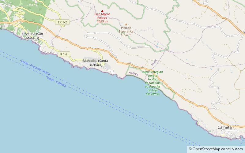 Fajã das Almas location map