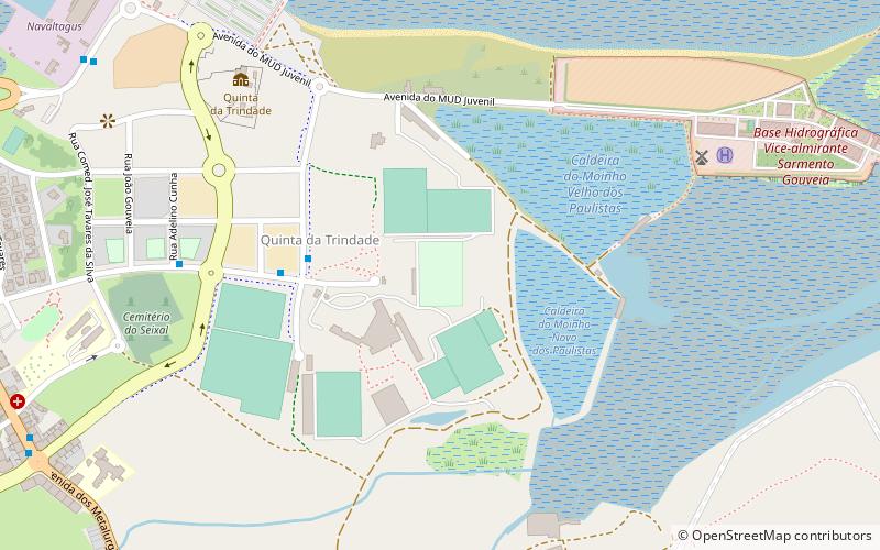 futebol campus lizbona location map
