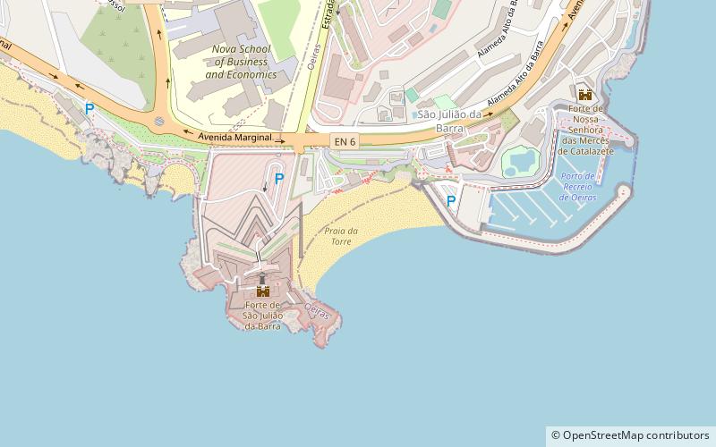 Praia da Torre location map