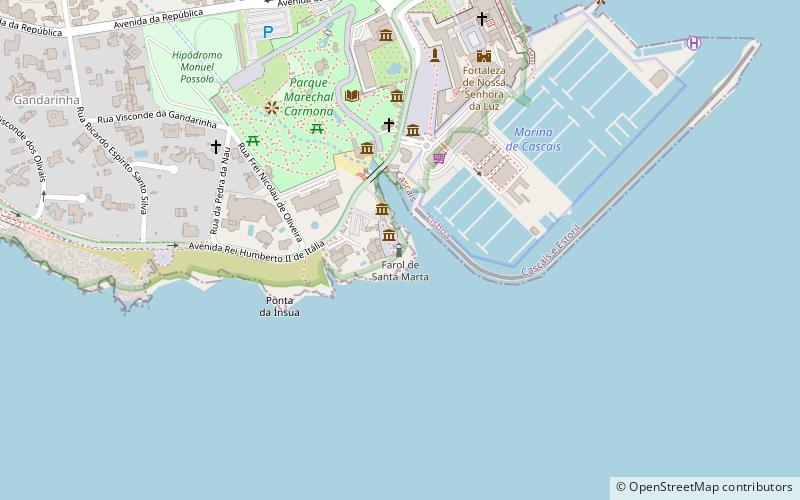 Santa Marta Lighthouse location map