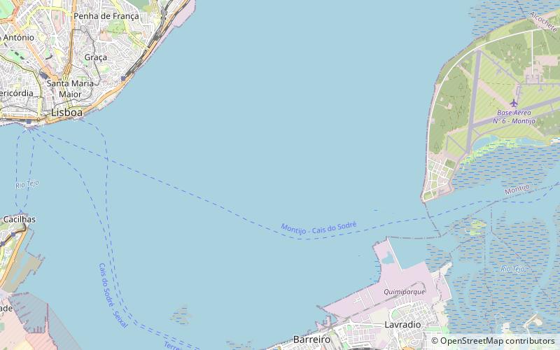 terceira travessia do tejo lissabon location map