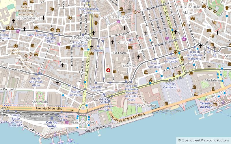 Chiado Museum location map