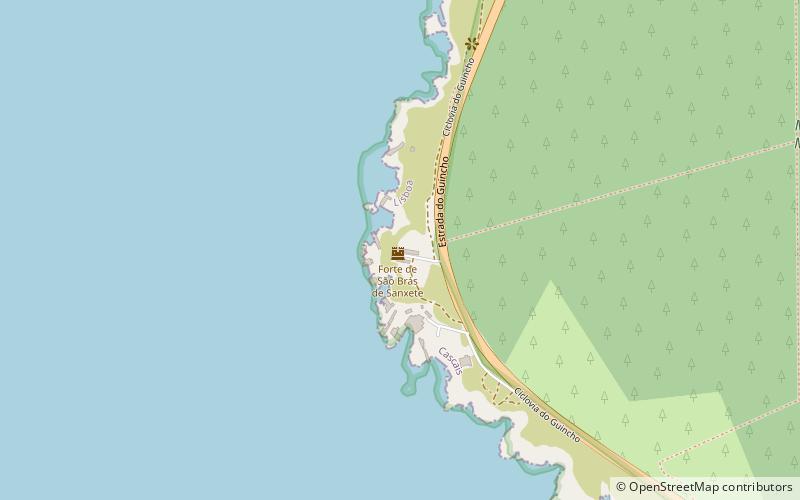 Cabo Raso Lighthouse location map