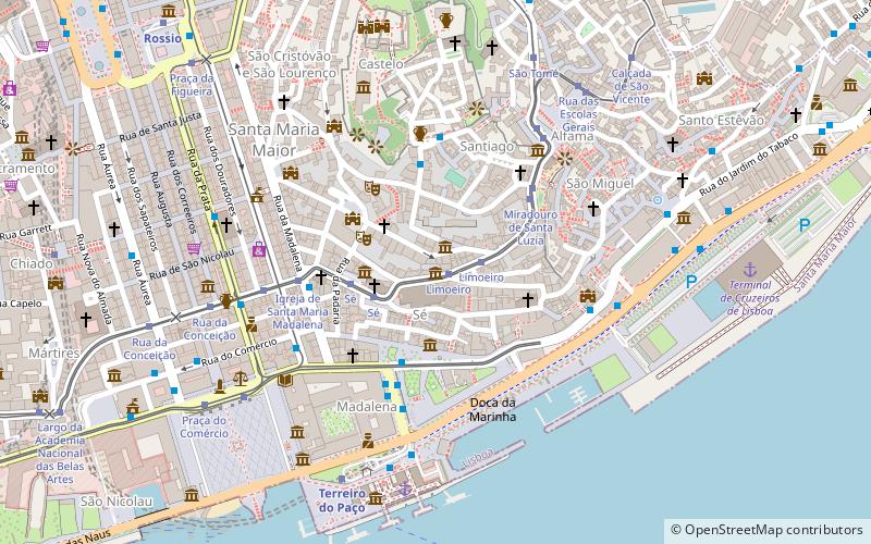 Cadeia do Aljube location map
