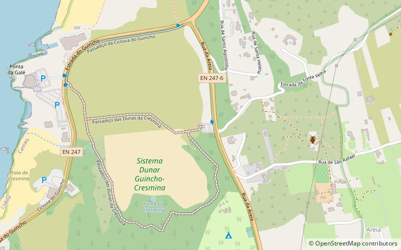 Duna da Cresmina location map