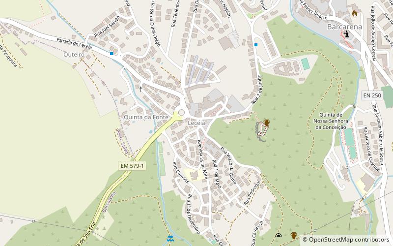 Leceia location map