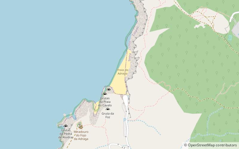 Praia da Adraga location map
