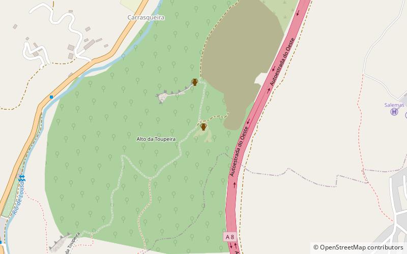 Anta do Alto da Toupeira location map