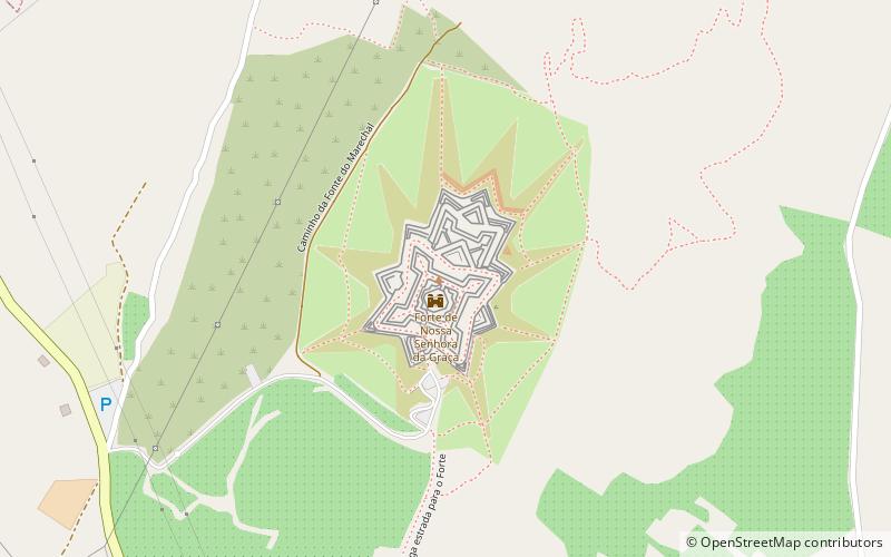 Forte da Graça location map
