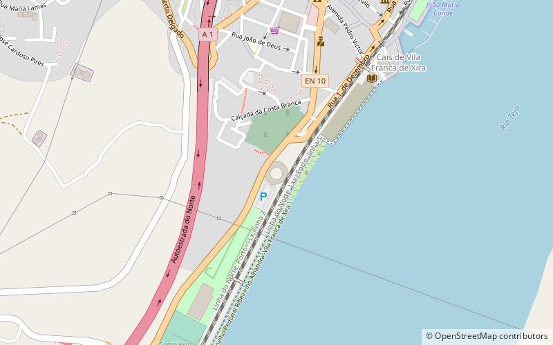 Vila Franca de Xira Bullring location map