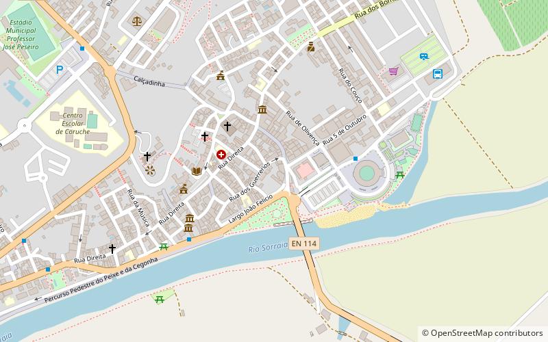 Coruche location map