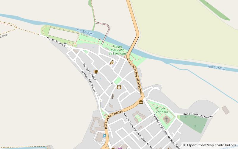 Benavente location map