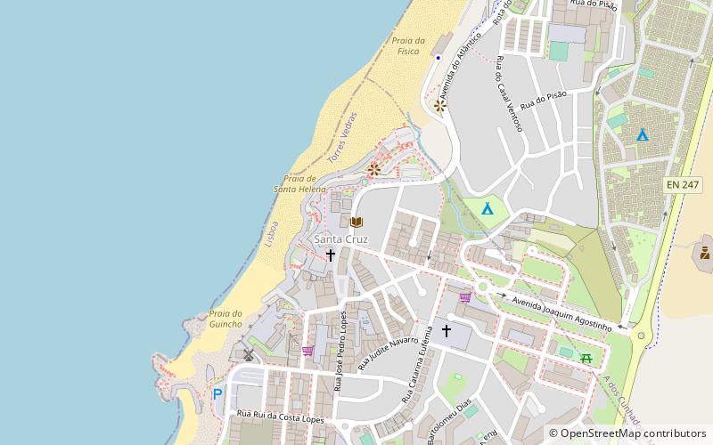 Praia do Centro location map